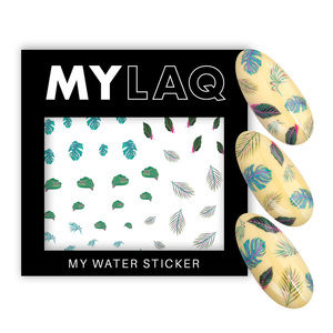 Water stickers - My Pastel Leaf Sticker